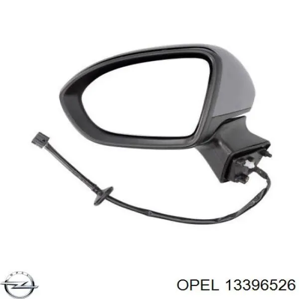 Elemento espelhado do espelho de retrovisão esquerdo Opel 13396526 preço, a partir de 20,62 USD