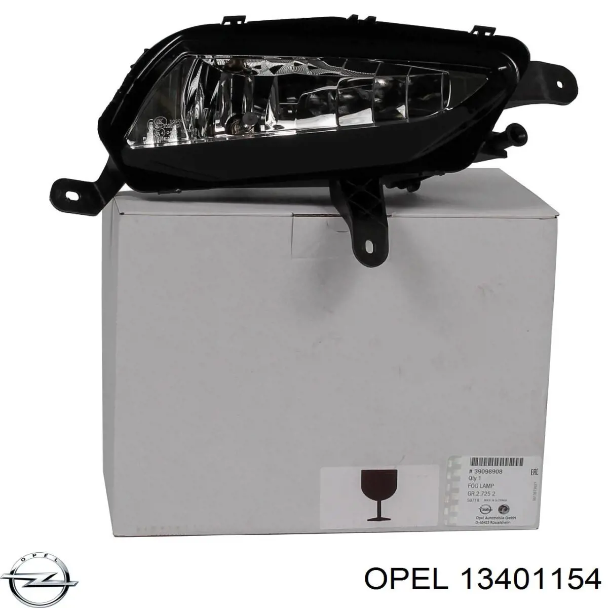 13401154 Opel Luzes de nevoeiro direitas