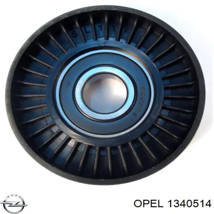 Compre 1340514 Opel Rolo de reguladora de tensão da correia de transmissão