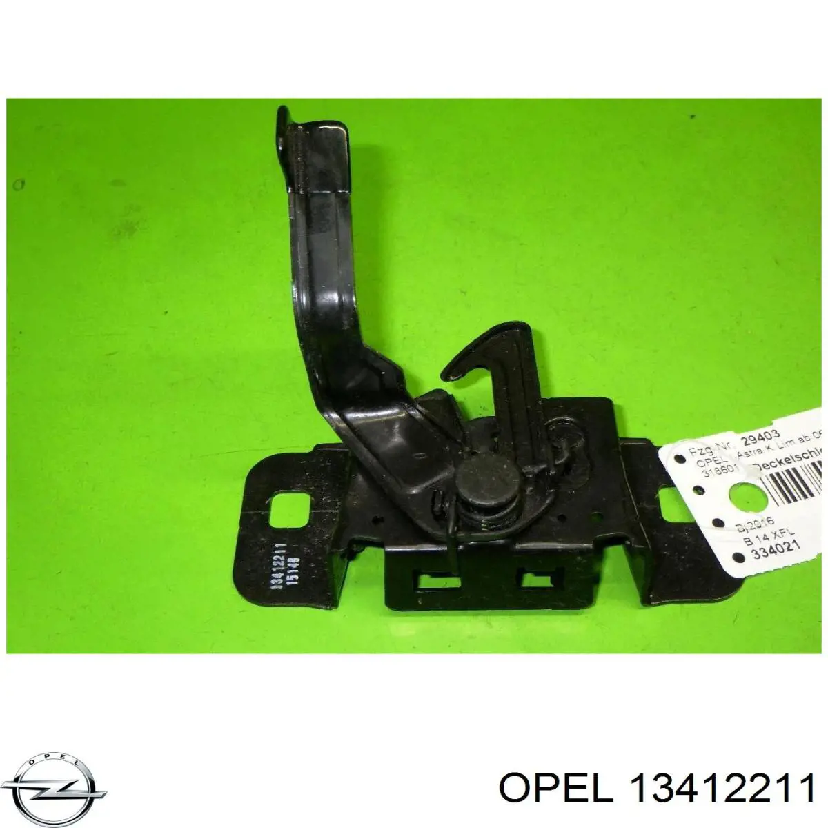 Fecho da capota Opel Astra K 