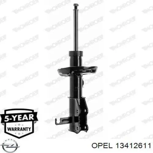 345158 Opel Amortecedor dianteiro esquerdo