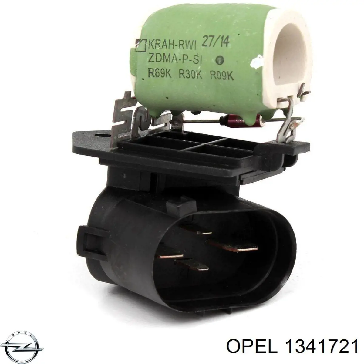 Compre 1341721 Opel Regulador de revoluções de ventilador de esfriamento (unidade de controlo)