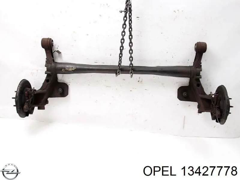13427778 Opel Viga de suspensão traseira (plataforma veicular)