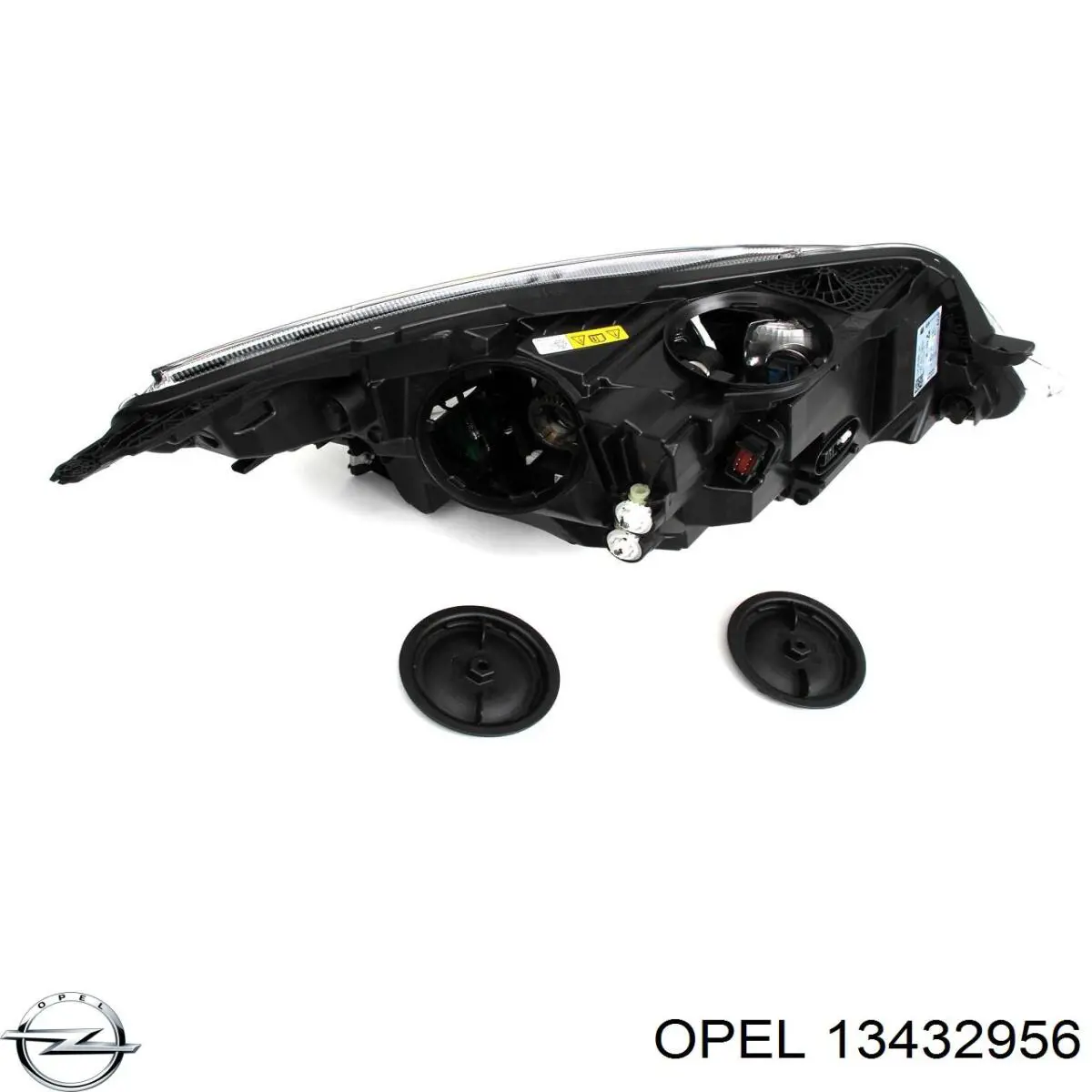 Luz esquerda 13432956 Opel