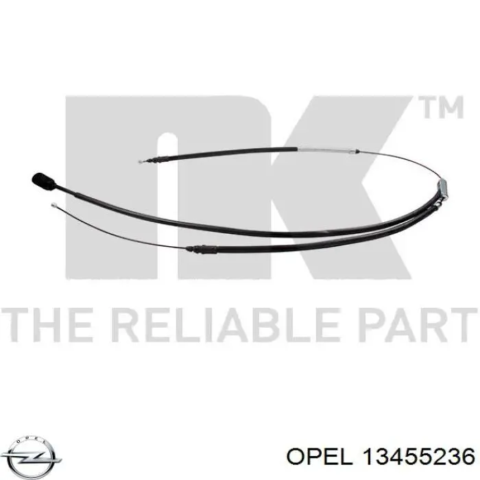 13455236 Opel Cabo do freio de estacionamento, kit para automóvel