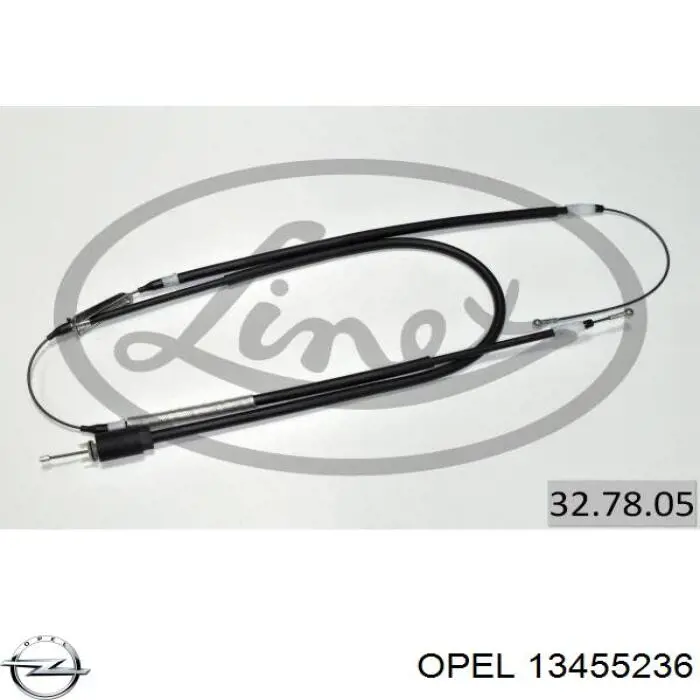 Cabo do freio de estacionamento, kit para automóvel Opel 13455236 preço, a partir de 77,94 USD