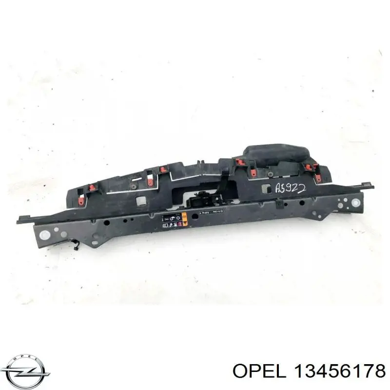 13456178 Opel Suporte superior do radiador (painel de montagem de fixação das luzes)