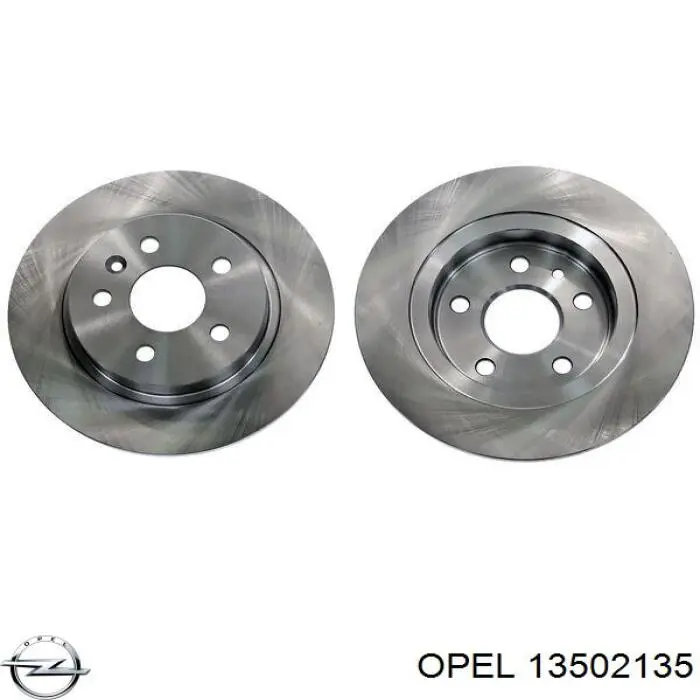 13502135 Opel Disco do freio traseiro
