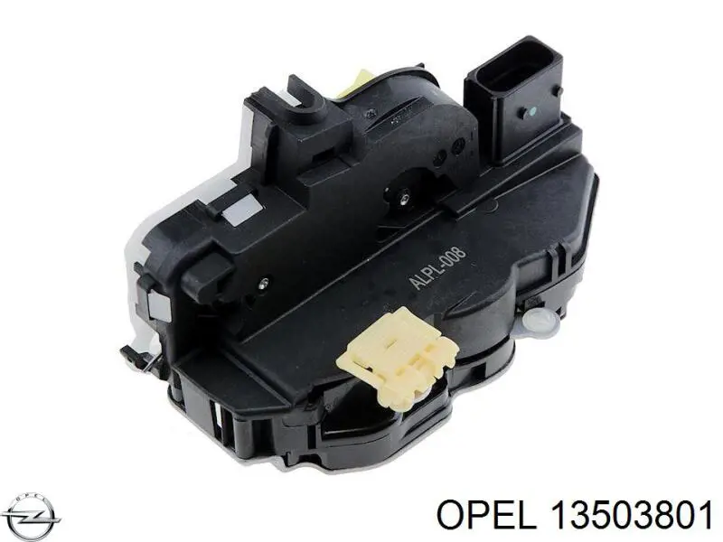 13503801 Opel Fecho da porta dianteira esquerda
