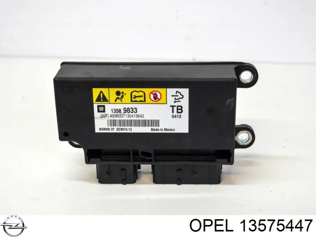 Compre 13575447 Opel Módulo processador de controlo da bolsa de ar (Centralina eletrônica AIRBAG)