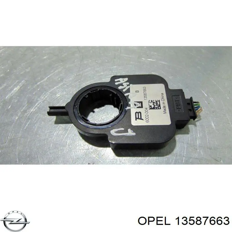 Sensor do ângulo de viragem do volante de direção 13587663 Opel