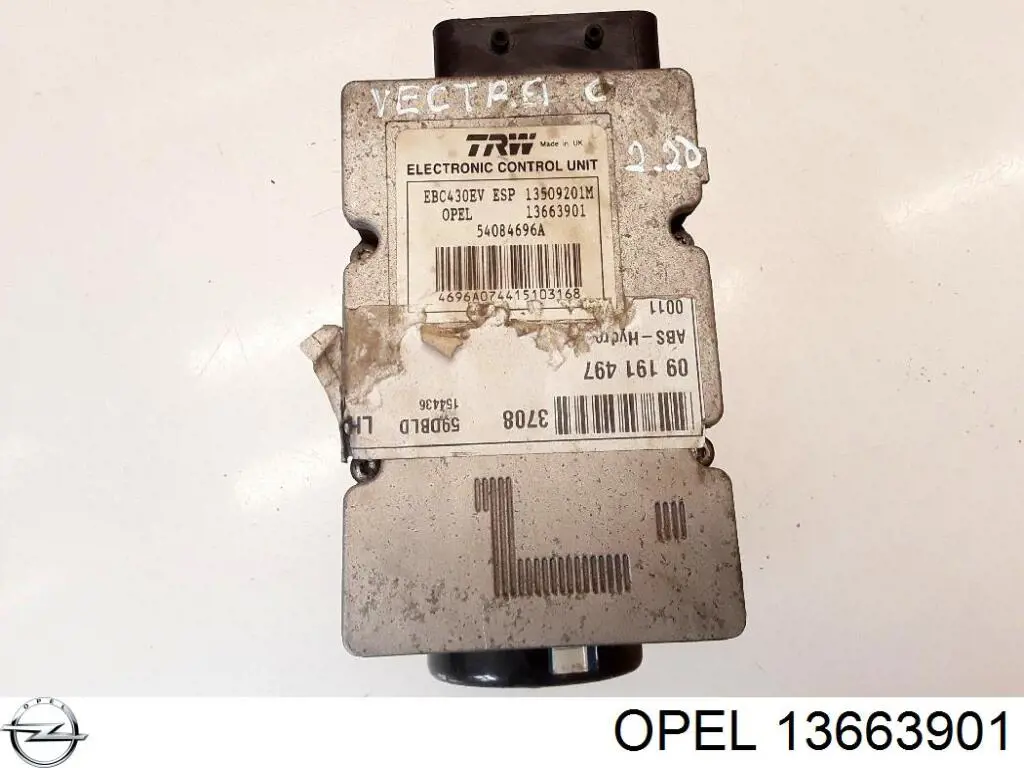 Unidade hidráulico de controlo ABS Opel Vectra C 