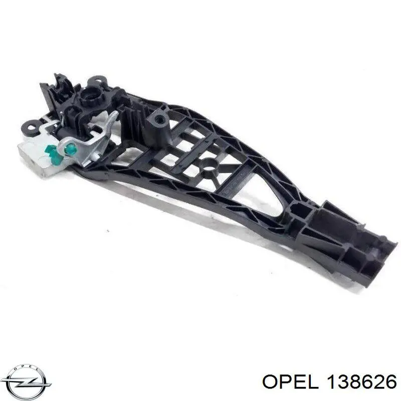 138626 Opel Suporte de maçaneta externa da porta dianteira direita