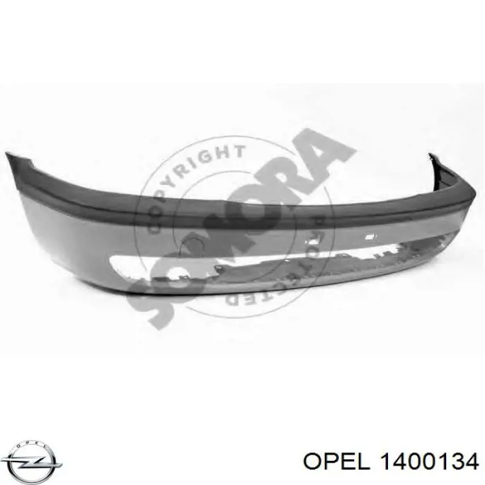 Grelha do radiador para Opel Calibra  85