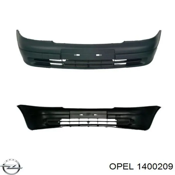 Compre 1400209 Opel Pára-choque dianteiro