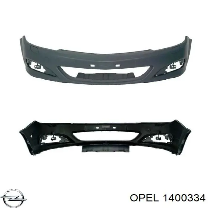Compre 1400334 Opel Pára-choque dianteiro