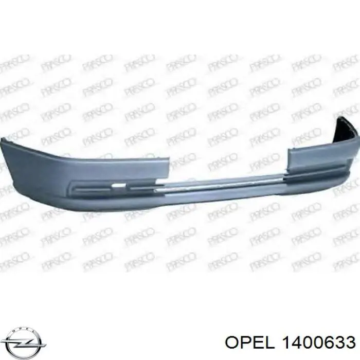 Pára-choque dianteiro 1400633 Opel