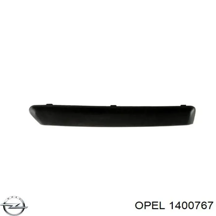 Compre 1400767 Opel Moldura esquerda do pára-choque dianteiro