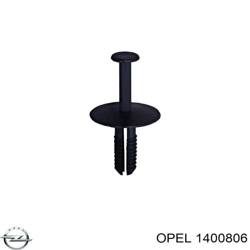 Cápsula (prendedor) de fixação do pára-choque dianteiro Opel 1400806 preço, a partir de 0,30 USD