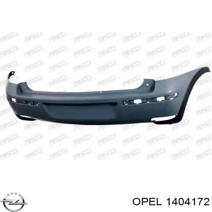 Compre 1404172 Opel Pára-choque traseiro