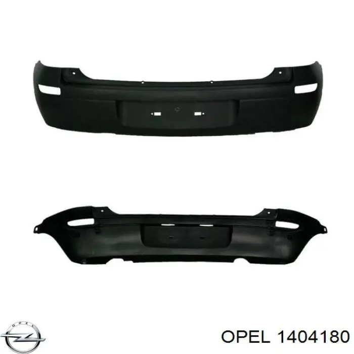 Pára-choque traseiro Opel 1404180 preço, a partir de 848,68 USD