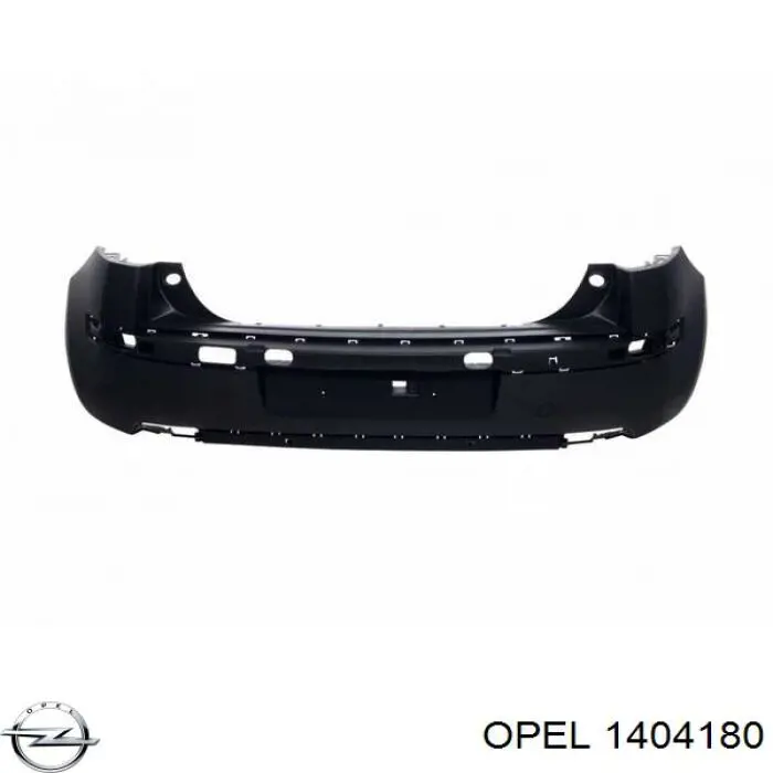 1404180 Opel Pára-choque traseiro
