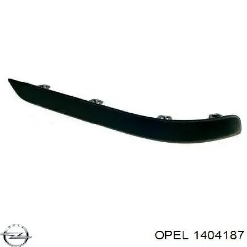 Compre 1404187 Opel Moldura esquerda do pára-choque traseiro