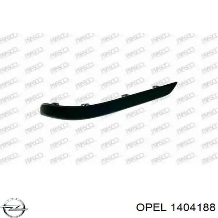 Moldura direita do pára-choque traseiro Opel 1404188 preço, a partir de 26,99 USD