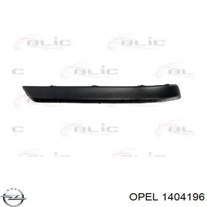 Compre 1404196 Opel Placa sobreposta do pára-choque traseiro direito