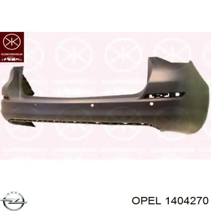 1404270 Opel Pára-choque traseiro
