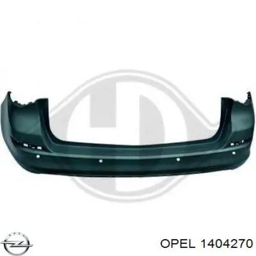 Pára-choque traseiro Opel 1404270 preço, a partir de 441,23 USD