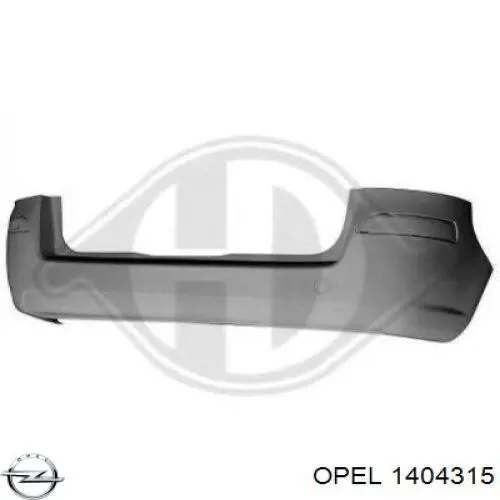 Pára-choque traseiro Opel 1404315 preço, a partir de 179,58 USD