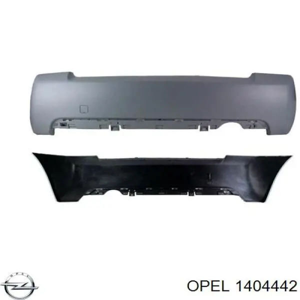 Pára-choque traseiro Opel Astra F 51, 52, F35, M35