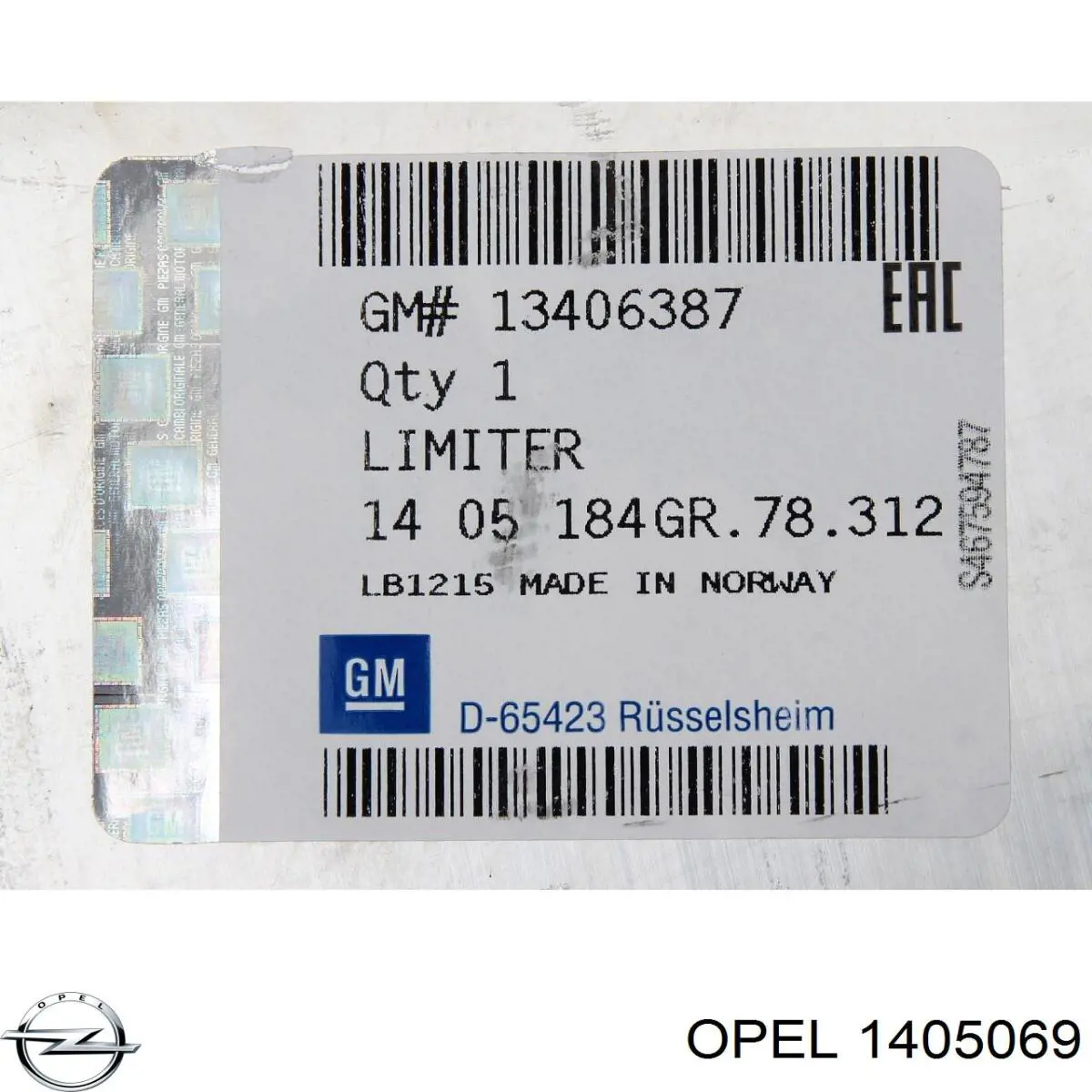 Compre 12775070 Opel Reforçador do pára-choque traseiro