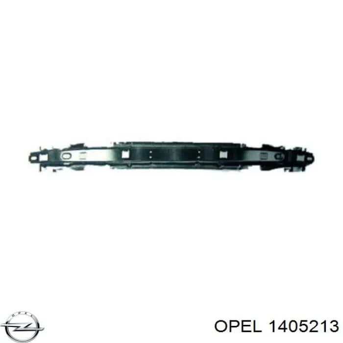 Compre 1405213 Opel Reforçador do pára-choque traseiro