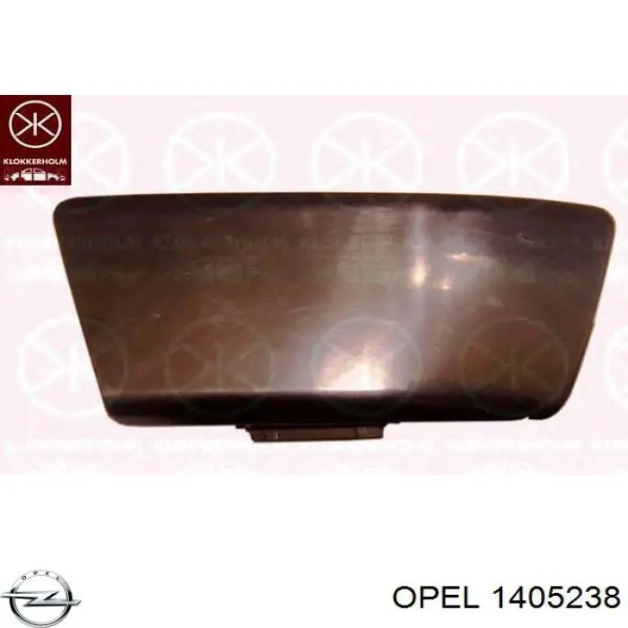 Tampão dianteira do pára-choque do gancho de reboque Opel 1405238 preço, a partir de 14,98 USD