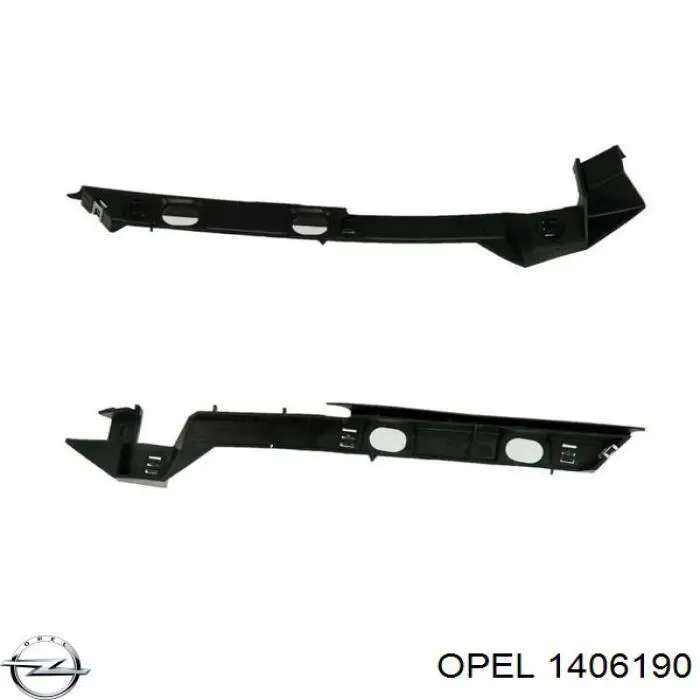 Compre 1406190 General Motors Guia do pára-choque dianteiro direito