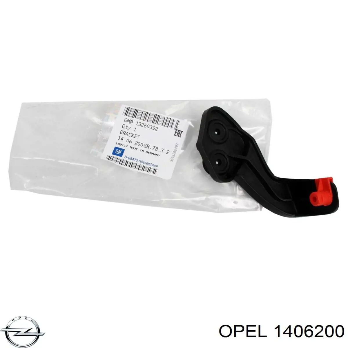 1406200 Opel Consola do pára-choque traseiro