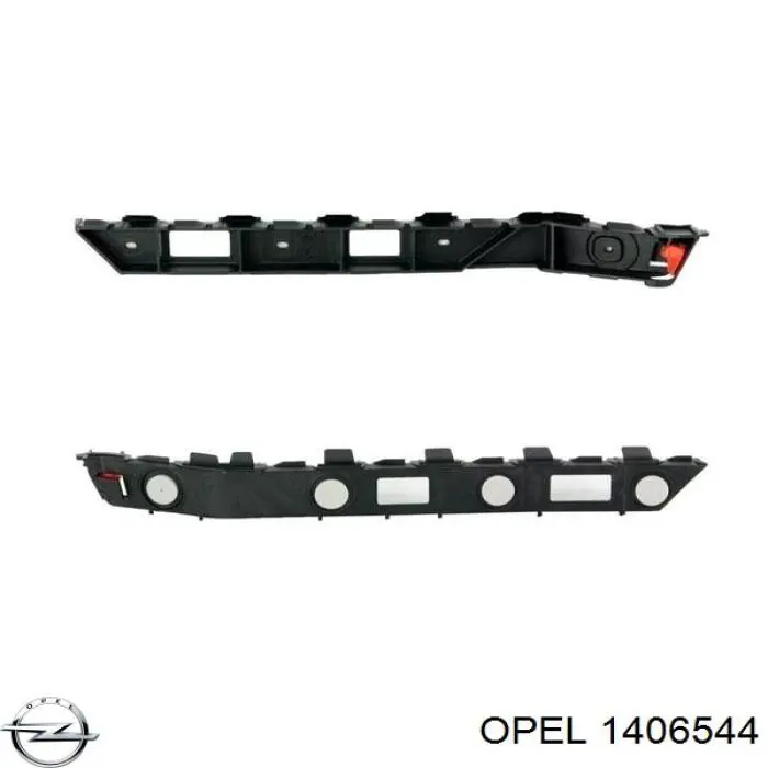 Guia do pára-choque dianteiro direito Opel 1406544 preço, a partir de 18,29 USD