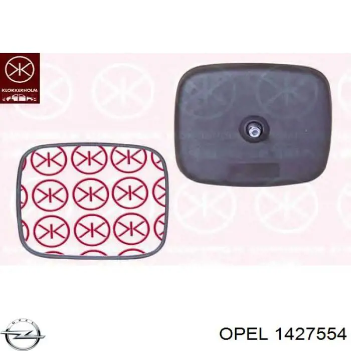 Espelho de retrovisão 2827G01 Depo/Loro/Abakus