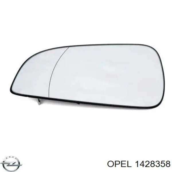 Elemento espelhado do espelho de retrovisão esquerdo Opel 1428358 preço, a partir de 31,48 USD