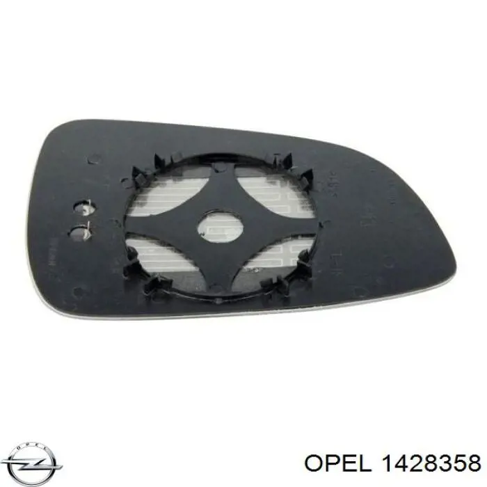 Compre 1428358 Opel Elemento espelhado do espelho de retrovisão esquerdo