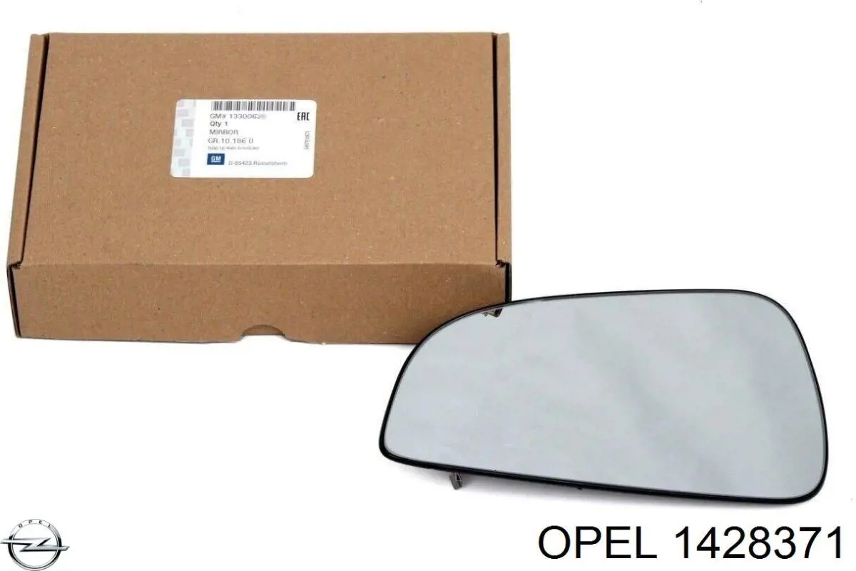 Elemento espelhado do espelho de retrovisão direito Opel 1428371 preço, a partir de 31,43 USD