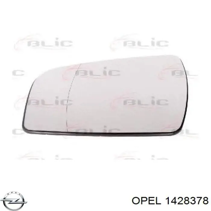 Compre 1428378 Opel Elemento espelhado do espelho de retrovisão direito