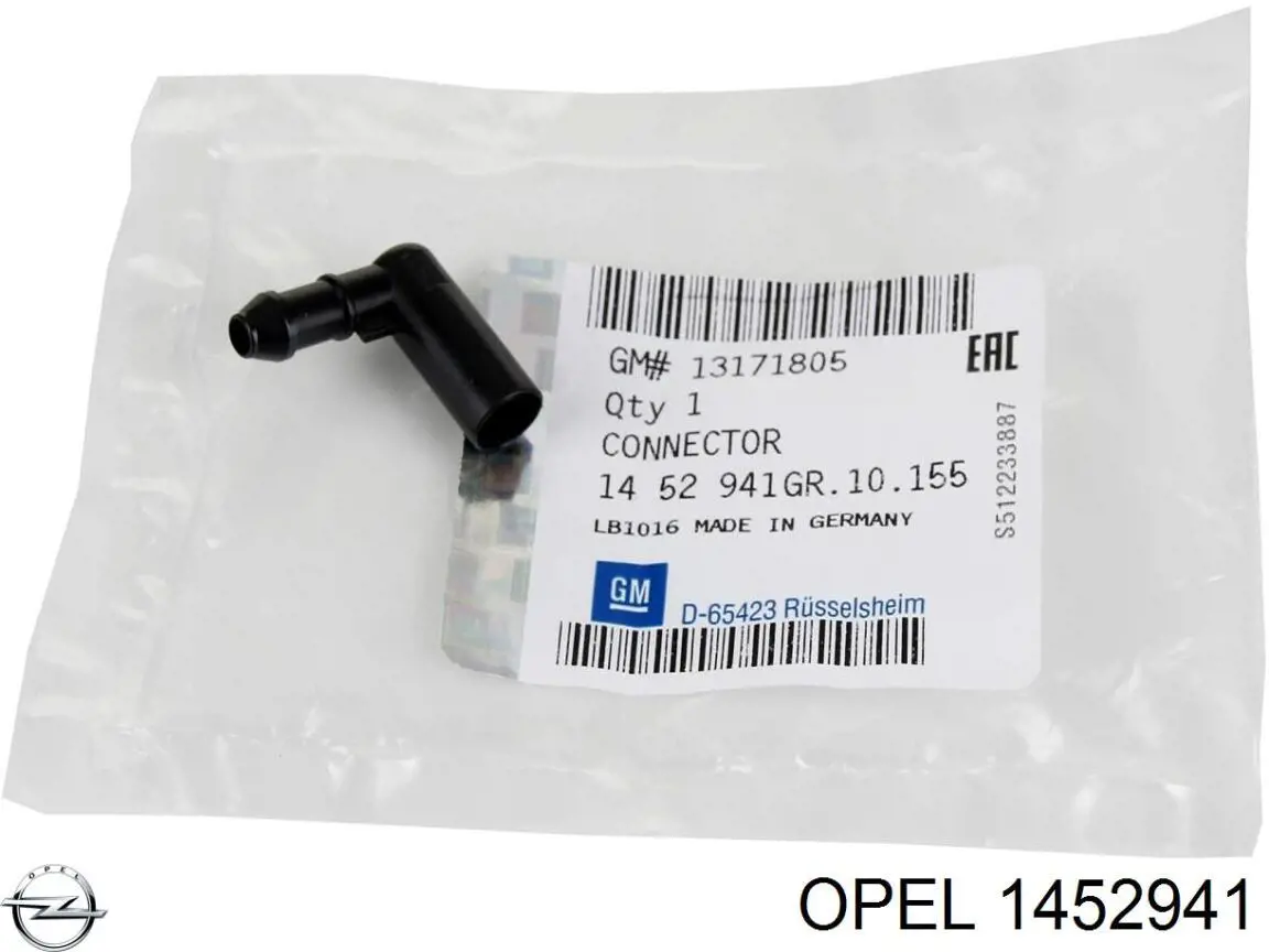Válvula de retenção de fluido para lavador de pára-brisas Opel 1452941 preço, a partir de 3,99 USD