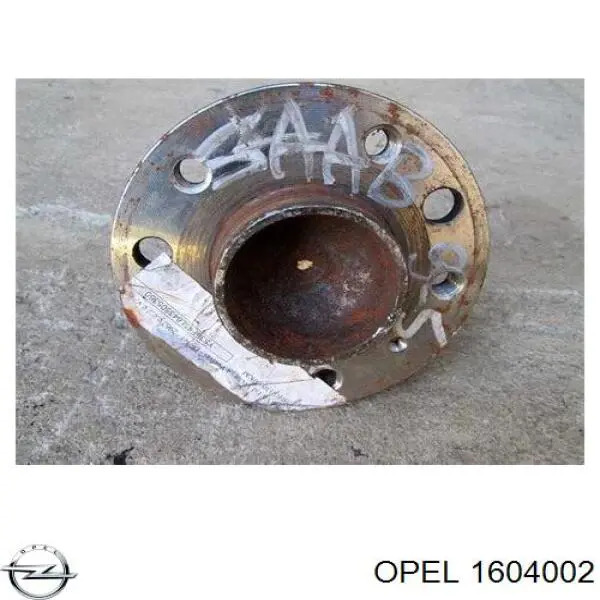 1604002 Opel Cubo traseiro