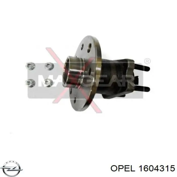 Compre 1604315 Opel Cubo traseiro