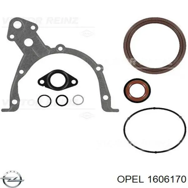 Kit inferior de vedantes de motor Opel 1606170 preço, a partir de 42,41 USD