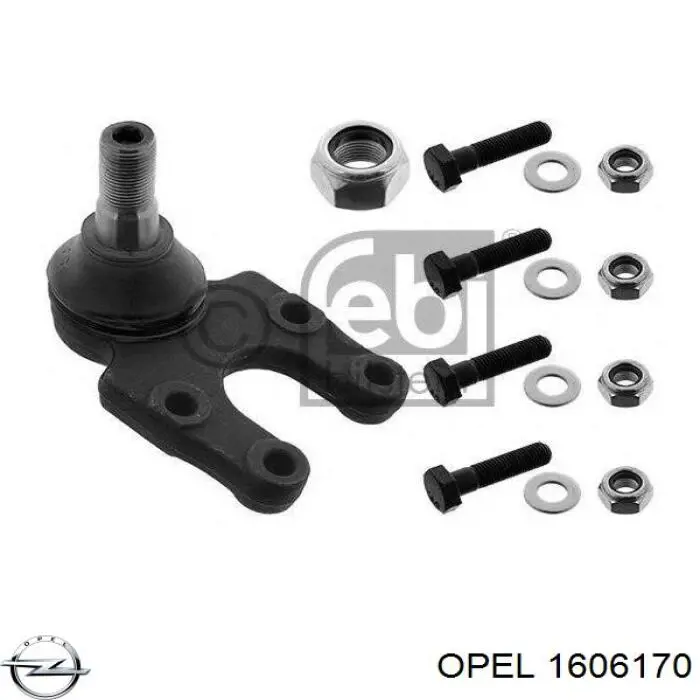 Compre 1606170 Opel Kit inferior de vedantes de motor