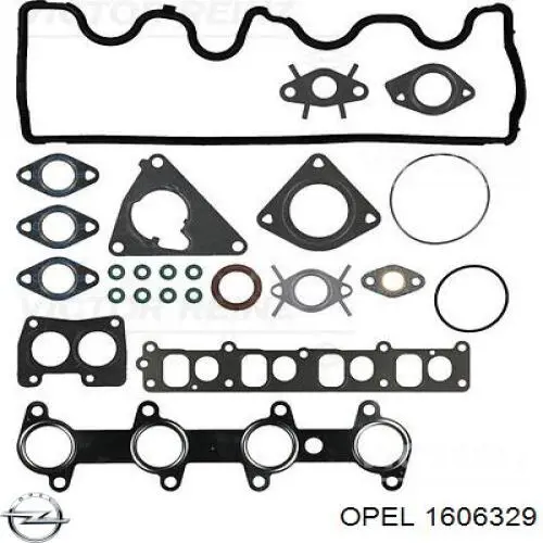 Kit superior de vedantes de motor Opel 1606329 preço, a partir de 35,35 USD